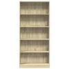 vidaXL Bibliotecă Stejar Sonoma 80x24x176 cm Lemn stratificat