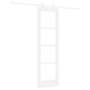 vidaXL Ușă glisantă ORKDAL 61 x 198,5 cm Lemn masiv de pin și sticlă