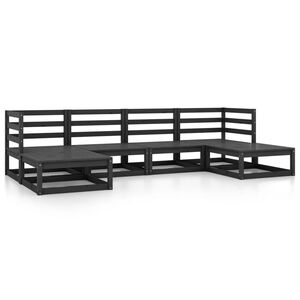 vidaXL Set mobilier de grădină, 6 piese, lemn masiv de pin