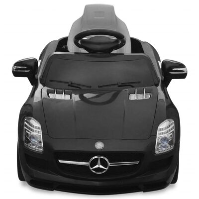 vidaXL Mașinuță electrică Mercedes Benz SLS AMG, negru, 6 V