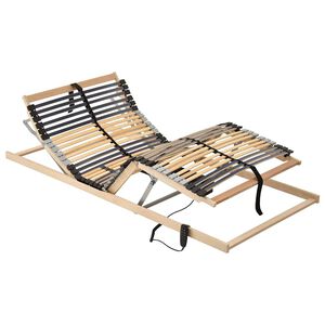 vidaXL Bază cu lamele Maro 70 x 190 cm Lemn de fag masiv