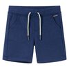 Pantaloni scurți pentru copii cu șnur, albastru &icirc;nchis, 128