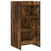 vidaXL Bufet Stejar fumuriu 40 x 36 x 80 cm Lemn prelucrat