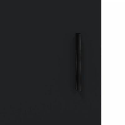 vidaXL Dulap cu montaj pe perete, negru, 69,5x34x90 cm