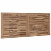vidaXL &Icirc;ntăritură de pat natural Lemn solid de tec