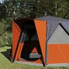 vidaXL Tent Cabină cu acoperiș Gri și Portocalie 425 x 396 x 222 cm
