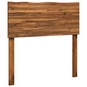 vidaXL Tăblie de pat cu margini naturale ROSTOCK natural 75 cm