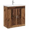 vidaXL Set de mobilier pentru baie Lemn vechi 81 x 40 x 84,5 cm