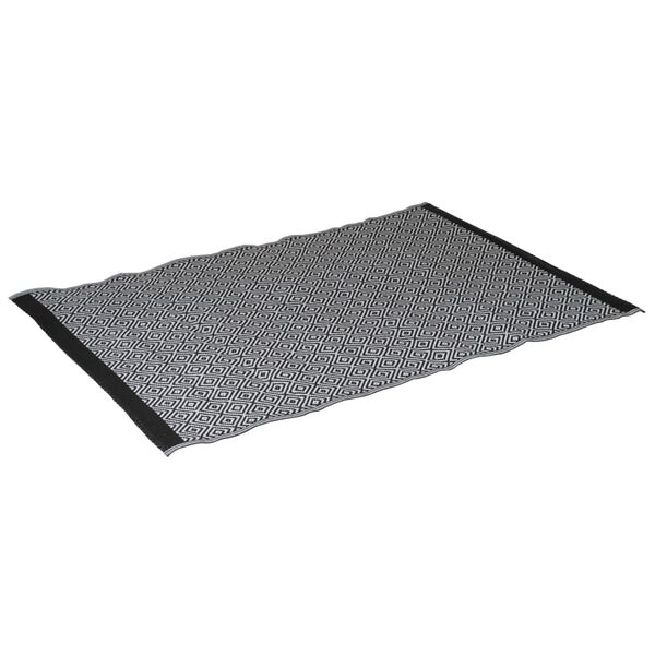 Bo-Camp Covor de exterior Chill mat Beach, negru și alb, 1,8x1,2 m