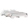 vidaXL Cadru de pat Alb 160 x 200 cm Lemn de pin masiv