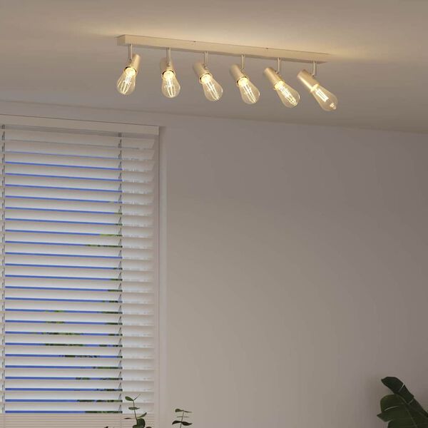 vidaXL Spot de tavan Nichel 73 x 6,5 x 11,5 cm Metal