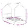 vidaXL Cadru de pat pentru copii, 80x200 cm, lemn masiv de pin