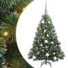 vidaXL Brad de Crăciun artificial cu 150 LED Verde 120 cm PE și PVC