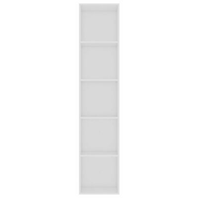 vidaXL Bibliotecă, alb, 40x30x189 cm, PAL
