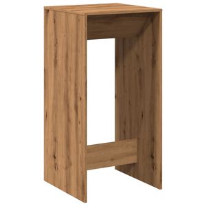 vidaXL Masă de bar, stejar artizanal, 51x50x103,5 cm, lemn prelucrat