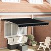 vidaXL Cortina Retractabilă Negru 300 x 250 cm Aluminiu și țesătură