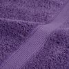 vidaXL Prosoape oaspeți premium SOLUND 2 buc violet 30x50 cm 600 gsm