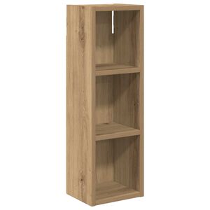 vidaXL Dulap de perete pentru baie Stejar Artizanal 20 x 16 x 62,5 cm