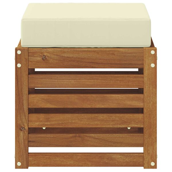 vidaXL Bancă Stivuită pentru Exterior Lemn Solid de Acacia natural