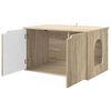 vidaXL Casa pentru pisici Sonoma 85 x 55 x 50,5 cm Lemn compozit