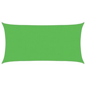 vidaXL P&acirc;nză parasolar verde dreptunghiular 2x3,5 m HDPE 160 g/m&sup2;