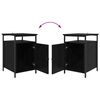 vidaXL Dulap de noapte Stejar negru 40 x 42 x 60cm Lemn compozit