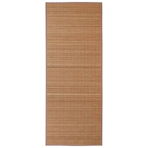 Covor dreptunghiular din bambus natural, 80 x 300 cm