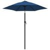 vidaXL Umbrelă de soare, albastru, 200 x 224 cm, aluminiu