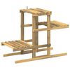 vidaXL Suport pentru plante Alb 82 x 36 x 60 cm Lemn Solid de Acacia