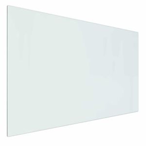 vidaXL Placă de sticlă pentru semineu Transparent 80 x 50 cm Sticlă