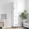 vidaXL Dulap &icirc;nalt, alb, 34,5x34x180 cm, lemn prelucrat
