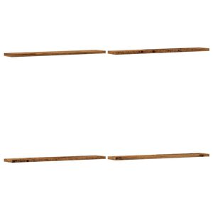 vidaXL Plăci bibliotecă, 4 buc. lemn vechi 60x10x1,5 cm lemn prelucrat