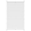 vidaXL Jaluzea plisse, alb, 70x125 cm, pliuri