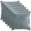 vidaXL Husă pentru pernă 6 buc. HOUTEN Albastru deschis 40 x 40 cm