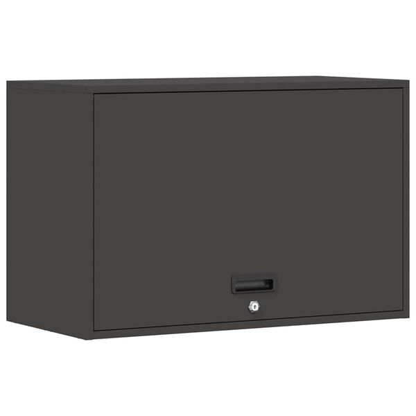 vidaXL Dulap de perete pentru garaj Negru 80 x 40 x 53 cm