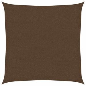 vidaXL P&acirc;nză parasolar, maro, 3 x 3 m, HDPE, 160 g/m&sup2;