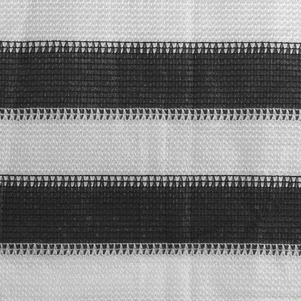 vidaXL Prelată pentru balcon din HDPE, 90 x 400 cm, antracit și alb