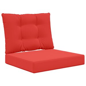vidaXL Perna pentru canapea de exterior Poliester Roșu 60 x 50,5 cm