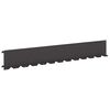 vidaXL Margine pentru gazon 20 buc. 102 x 15 x 4 cm Oțel Negru
