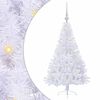 vidaXL Brad de Crăciun artificial cu 150 LED Alb 120 cm PVC și Oțel