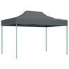 vidaXL Cort de petrecere pliabil profesional, antracit, 3 x 4 m, oțel