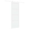 vidaXL Ușă glisantă Alb 83 x 232 cm Lemn masiv de pin