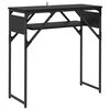 vidaXL MasaConsole Stejar Negru Lemn prelucrat 75x30x75cm