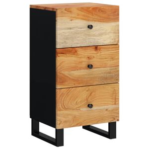vidaXL Servantă cu 3 sertare, 40x33,5x75 cm, lemn masiv de acacia