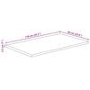 vidaXL Blat masă 110x60x2,5 cm lemn masiv mango