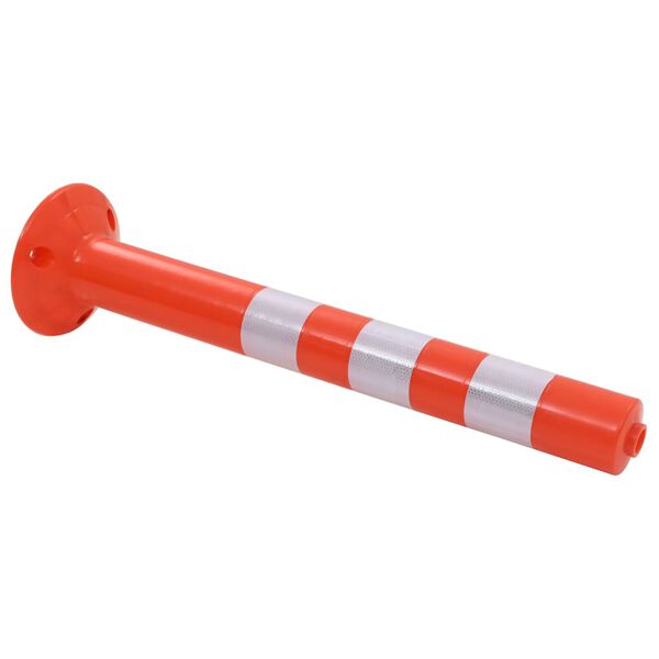 vidaXL Baliză control trafic, 2 buc., plastic, 75 cm