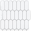 vidaXL Placă cu Pene 50 pcs Alb gri 30 x 30 cm Poliuretan și PET