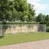 vidaXL Cușcă pentru câini cu uși, gri, 12x2x1,5 m, oțel galvanizat