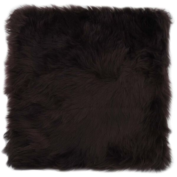 vidaXL Pernuțe de scaun, 2 buc., maro, 40 x 40 cm, piele naturală oaie