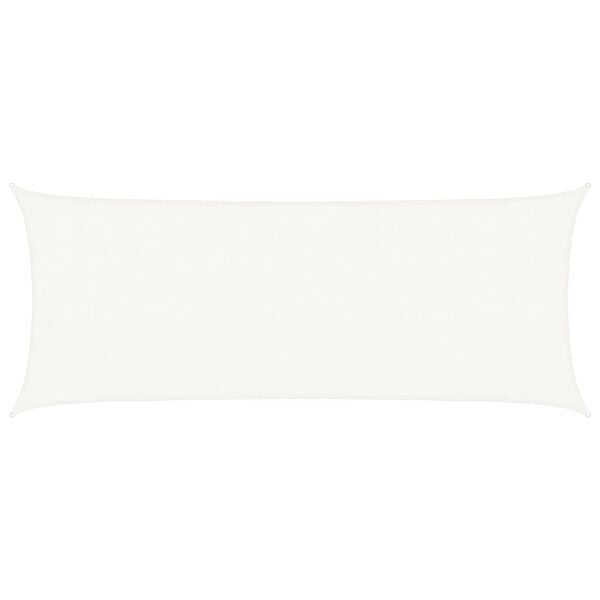 vidaXL Parasolar, alb, 2x4,5 m, HDPE, 160 g/m²